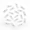 12 Packs: 20 ct. (240 total) Mini White Clothespins by Recollections™